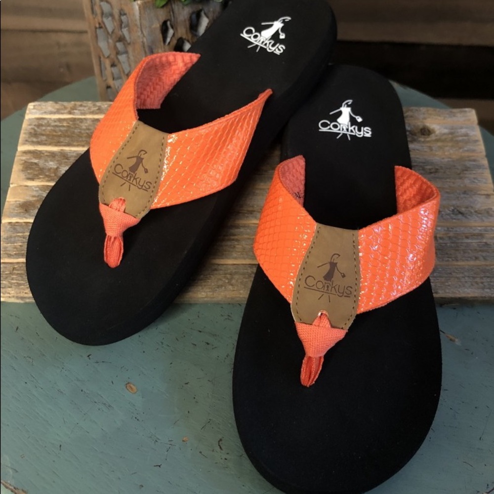 Corkys Royal Flip Flop - Orange